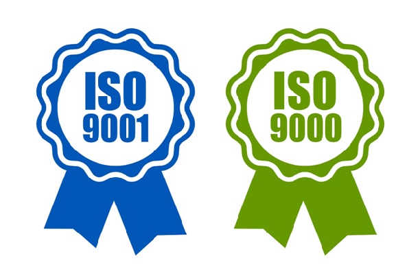 ISO 9001 and ISO 9001 ribbons